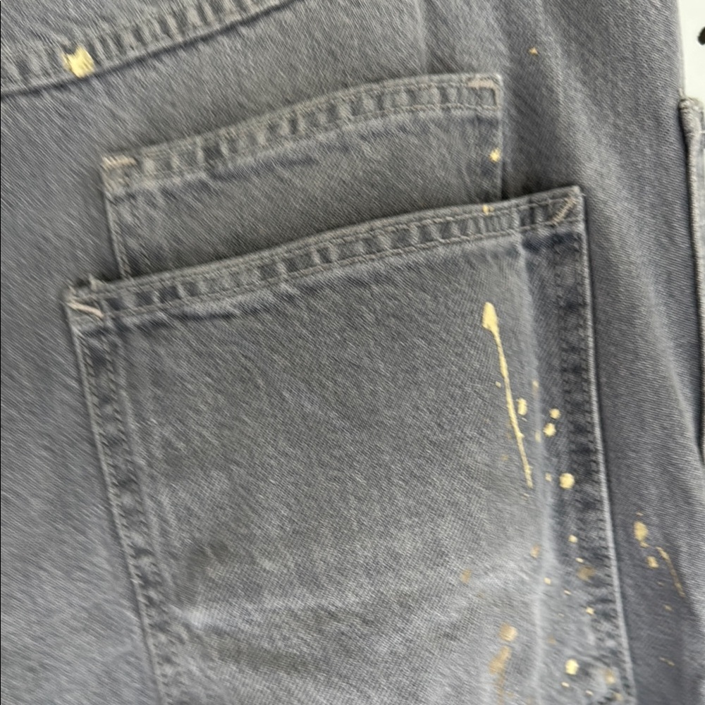 We The Free Gray barrel leg Relaxed Jeans with Drawstring Waist - Picture 6 of 6